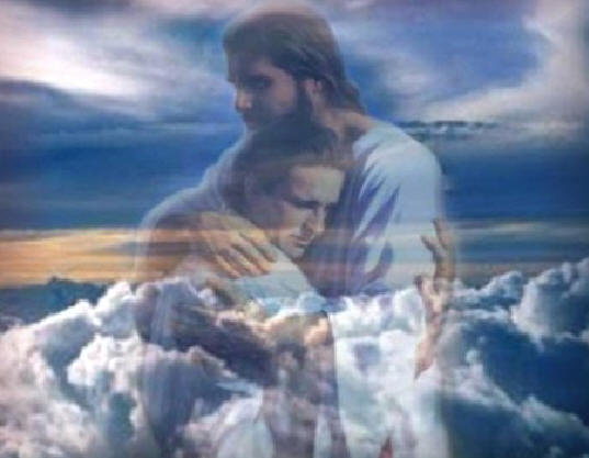 jesus-hugging-man clouds