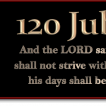 The 120th Jubilee! Do you understand the pattern? The end is here! Rapture Soon!...